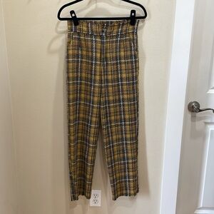 Sage Plaid Pants